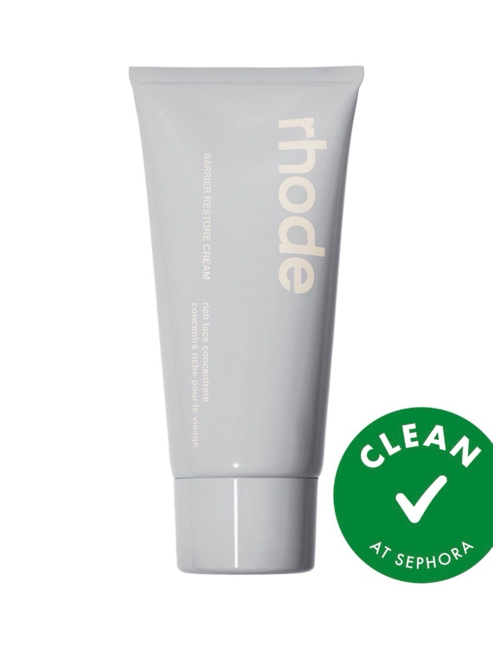 RHODE Barrier Restore Cream — Light Gray Nourishing Moisturizer